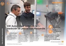 CIE Mecauto optimiza la medición de piezas con tecnología de Renishaw